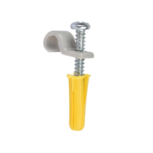 Pack De 2 Grapas Para Tubo Thorsman Gris Con Taquetes Tk 7-1