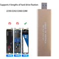 thumbnail image 3 of Black Caja de disco duro para M.2 Ssd a Usb 3,0 Asm1153e Ssd para Case Hdd para Case For Wind, 3 of 5