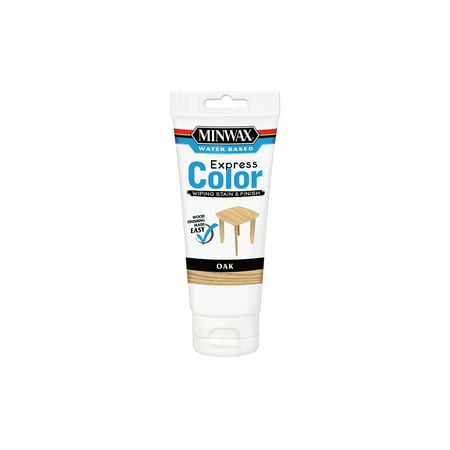 Light Oak Wood Finish - Minwax® Express Color™ Wiping Stain & Finish Oak, 6-Oz