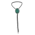 thumbnail image 2 of BELOVING Cravate Collier Alliage Western Cowboy Réglable pour Fête d'Anniversaire Hommes Vert, 2 of 10