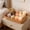 Brown, variant on Imitation Rattan Woven Storage Tray Rectangular Plastic Wicker Basket Lightweight Organizer for Kitchen Countertop Bathroom Living Room Coffee Table Home Decor,Coffee
