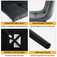 thumbnail image 5 of KATBOC Velvet Dining Chair Set of 4, Modern Upholstered Side Chair,Gray, 5 of 6