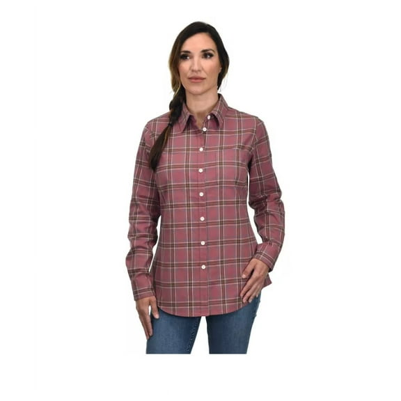 Ridgecut Women's Long Sleeve Flex Flannel Shirt (2XL)