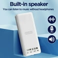 thumbnail image 7 of MP3 Player Bluetooth MP4 Media HiFi Music Speaker FM Radio Recorder Bluetooth Sports Music Player Supports 128GB with Earphones, 7 of 7