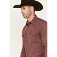 thumbnail image 2 of Cody James Men's Fire Mountain Long Sleeve Plaid Print Snap Western Shirt - CJHO22W42-RED, 2 of 4