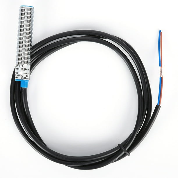 Interruptor de proximidad inductivo Interruptor de proximidad sensor de aproximación fabricación de papel de carcasa larga de metal para prueba de velocidad de estación de Fugacal Otros