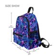 thumbnail image 3 of FORMRS Kids School Backpack with Front Zippered Pocket 12" Student Travel Daypack, Neon Pink Starfish, 3 of 6