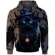 thumbnail image 4 of Sudadera con capucha con estampado 3D de cuervo, esqueleto, ballena y gato para hombre, patrón de demonio, manga larga, informal, cómoda, holgada, 4 of 4