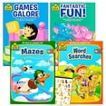 thumbnail image 1 of School Zone Activity Book Set Kids— 4 libros con pegatinas de recompensa (laberintos, cone School Zone Workbooks School Zone Workbooks, 1 of 2