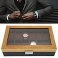 thumbnail image 4 of Watch Box, Watch Collection Box Vintage Watch Organizer, for Father Boyfriend, 4 of 8