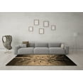 thumbnail image 3 of Ahgly Company Indoor Square Oriental Brown Industrial Area Rugs, 8' Square, 3 of 4