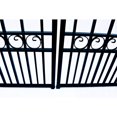 thumbnail image 4 of ALEKO DG12MOSD Manhattan Style Fer Swing Double Entrée Porte 12', 4 of 9