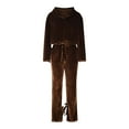 thumbnail image 6 of Winter Save Big! Kiplyki Women's Gym Sport Suit Fashionable Color Hooded Sweater Gold Velvet Sports Casual Pants Set, 6 of 7
