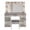 Grey, variant on Ktaxon Large Makeup Vanity, Vanity Table Set w/ Visible Glass Top w/ Charging Station, for Girls and Women, White