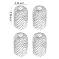 thumbnail image 3 of Monstrate 4 coladores de hojas y protectores de canalones de aluminio, filtro de tamaño ajustable, tapa de drenaje, Material duradero Jardín y Patio Altura 16cm 8cm diámetro, 3 of 6
