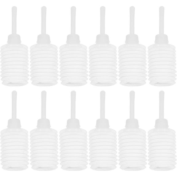 XIRQI 10pcs Disposable Enema Douche Applicator Bottle Vaginal Douche Anal Applicator for Women Men 200ml (Transparent)