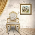 thumbnail image 3 of Unknown 16x15 Gold Ornate Wood Framed with Double Matting Museum Art Print Titled - La Hacienda, 3 of 4