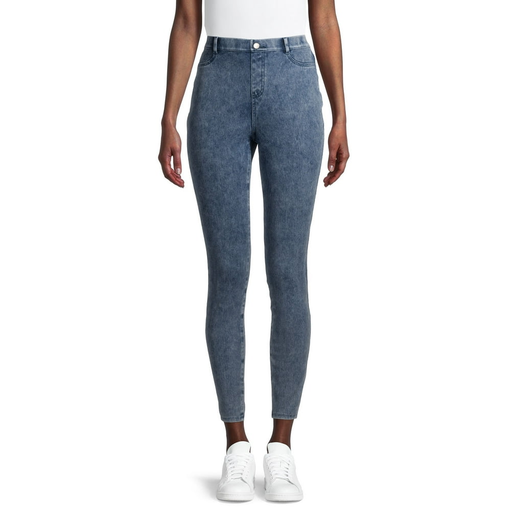 time and tru high waisted jeggings