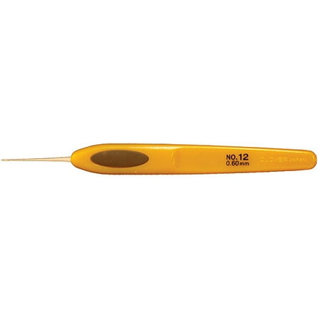 Clover Soft Touch Steel Crochet Hook, Size 12