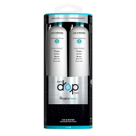EveryDrop by Whirlpool Refrigerator Water Filter 3 (Pack of 2)