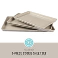 thumbnail image 2 of Cookie Sheet Set Martha Stewart 13",15",17" Nonstick, 2 of 6