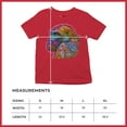 thumbnail image 5 of Tee Hunt Dean Russo Cute Gorilla Youth T-Shirt Colorful Silverback Ape Art Kids, Red, Medium, 5 of 5