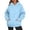 11# Sky Blue, variant on Oversized Hoodies for Women Casual Long Sleeve Sweatshirts Fall Fashion Warm Sweaters Baggy Hoodie Winter Clothes Beige L