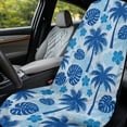 thumbnail image 2 of KUIFORTI Blue Coconut Tree Car Seat Towel Cover for Yoga,Gym,Workout,Sports,Running,Camping and Beach 60 x 33 Inch Post-Workout Car Seat Protector Soft Quick-Dry Auto Accessories, 2 of 7