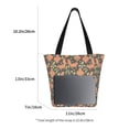 thumbnail image 3 of Pofeuu Squirrel And Nuts Print Women Fashion Shoulder Handbags Top Handle Satchel Bags Tote Shoulder Shopping Bag Stylish Canvas Tote Bag, 3 of 6