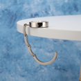 thumbnail image 3 of 5 piezas portátil de metal plegable bolsa gancho titular monedero percha (blanco) Wdftyju  Para estrenar, 3 of 9