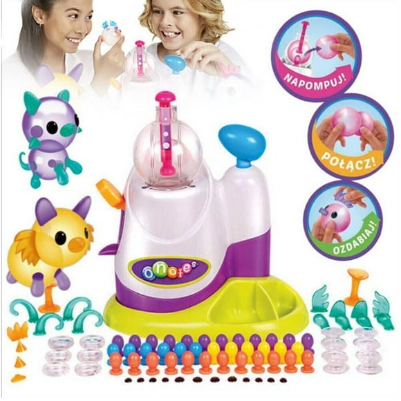 Bubble Machine Squeeze Ball Generator Bobo Sticky Toy DIY Cheering Bobo Ball