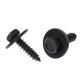 thumbnail image 4 of 10 Pcs 4.8x19mm Self-Tapping Screws Captive Loose Washer 8mm Hex for Head Black, 4 of 5