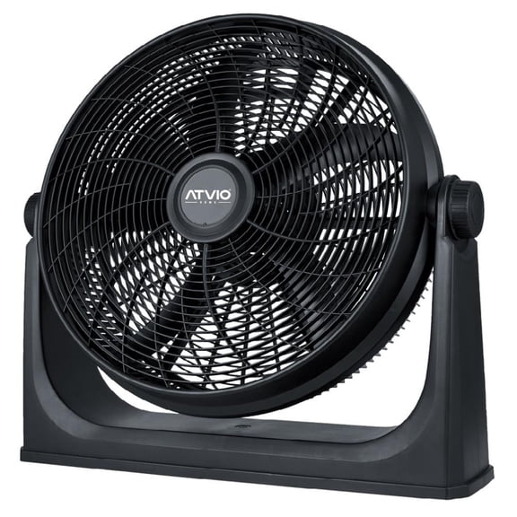 Ventilador Atvio Home Home De Piso 20 Pulgadas Aspas y Parrilla de Plástico 60.3cm de Alto