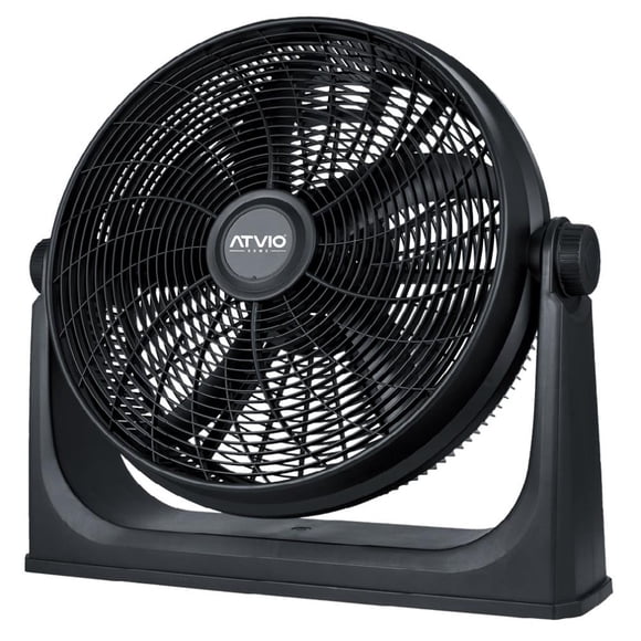Ventilador Atvio Home Home De Piso 20 Pulgadas Aspas y Parrilla de Plástico 60.3cm de Alto