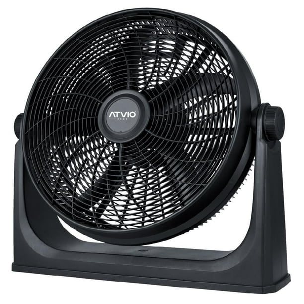 Ventilador Atvio Home Home De Piso 20 Pulgadas Aspas y Parrilla de Plástico 60.3cm de Alto