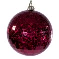 thumbnail image 1 of Adorno Navideño Vickerman 4" Espejo Mercurio Burdeos (Paquete de 6), 1 of 1