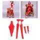 thumbnail image 3 of sintética para mujer, de acción de de Kuk TTL CY , rojo Hugo Traje de figura de acción, 3 of 10
