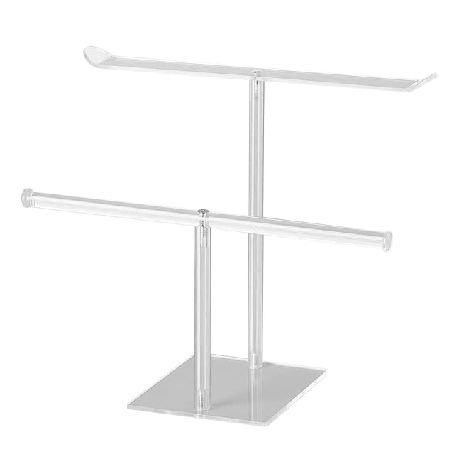 Organizador de aro para el cabello Salvador soporte de exhibición de diadema de 2 niveles