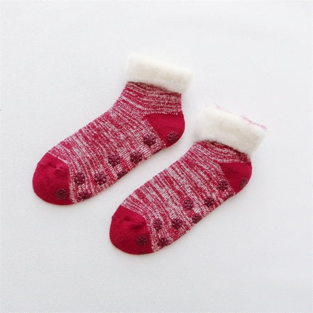 

Qazqa Women Winter Thickened Socks Nonslip Floor Short Socks