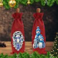thumbnail image 2 of Diamond Art Wine Champagne Decorativa Etiqueta para Botellas Licor 2 Piezas Navidad Creativa Mesa Navideña Fiesta, 2 of 9