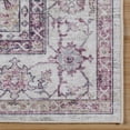 thumbnail image 4 of Crystal Print Soha Traditional Moroccan Pink Washable Indoor Area Rug, 9x13, 4 of 8