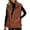 Light Brown, variant on WTOBBY Women's Patchwork Lambswool Vest, Sleeveless Casual Warm Tank, Versatile Layering Piece, Plush Lining, Comfortable Fit for Cold Weather,Black L