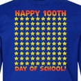 thumbnail image 4 of Inktastic Happy 100th Day of School One Hundred Stars Long Sleeve Youth T-Shirt, 4 of 5