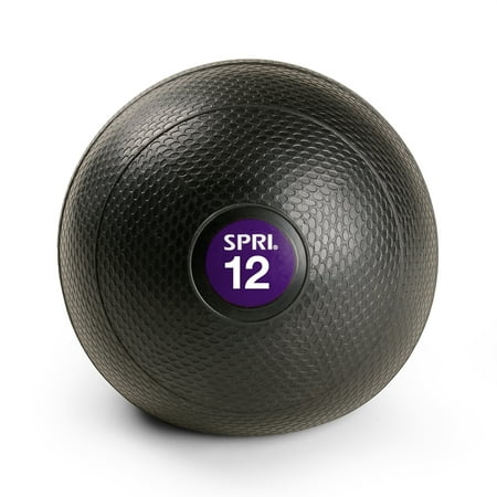 SPRI 12 Lb Purple/Blk Slam Ball SPRI Pms 269C 20C Dia