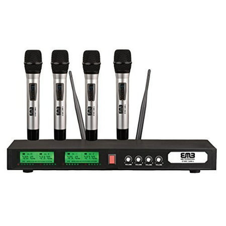 EMB PRO EMIC2400A UHF Professional Quad / 4x Wireless Microphone