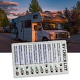thumbnail image 4 of Tableau de Liste de Contrôle RV pour Équipement RV Maison Voyage Portable Mémo RV Plastique Listes de Contrôle Pratiques Réutilisables PVC, 4 of 11