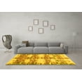 thumbnail image 3 of Ahgly Company Indoor Rectangle Abstract Yellow Contemporary Area Rugs, 3' x 5', 3 of 4