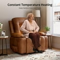 thumbnail image 5 of Yeshouse Oversized Power Lift Recliner Chair - Heat and Massage, Faux PU Leather Lift Recliner Chair for the Elderly, Designed for the Elderly and People with mobility impaired, 5 of 7
