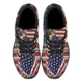 thumbnail image 2 of German Shepherd American flag Shoes Sneakers Black Size 10, 2 of 7