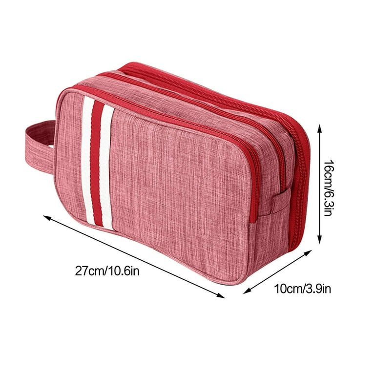 High Quality Travel Makeup Bags Women Waterproof Cosmetic Bag Toiletries  Organizer Hanging Dry And Wet Separation Storage Bag